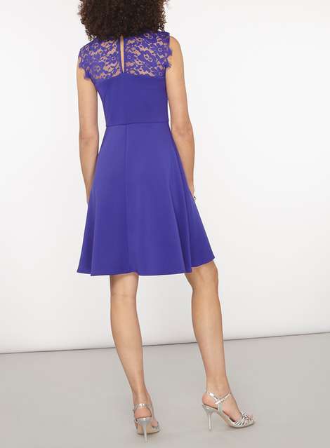 **Tall Ultra Violet Lace Dress